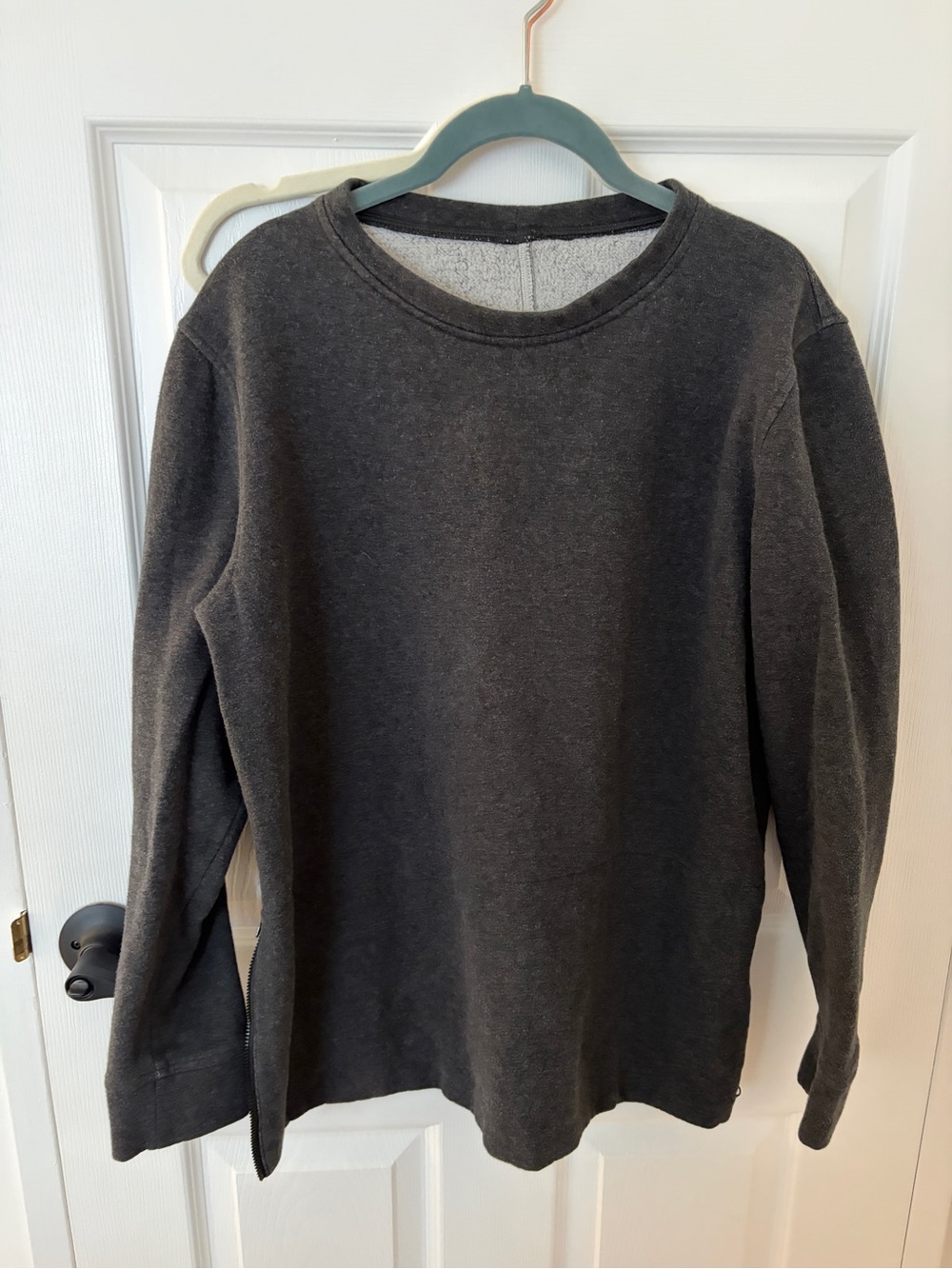 lululemon athletica Dark Charcoal Crewneck Sweater